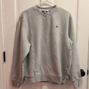 Lacoste Men's Light Gray Crewneck Sweater